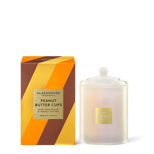 Glasshouse Peanut Butter Cups | 380g Candle