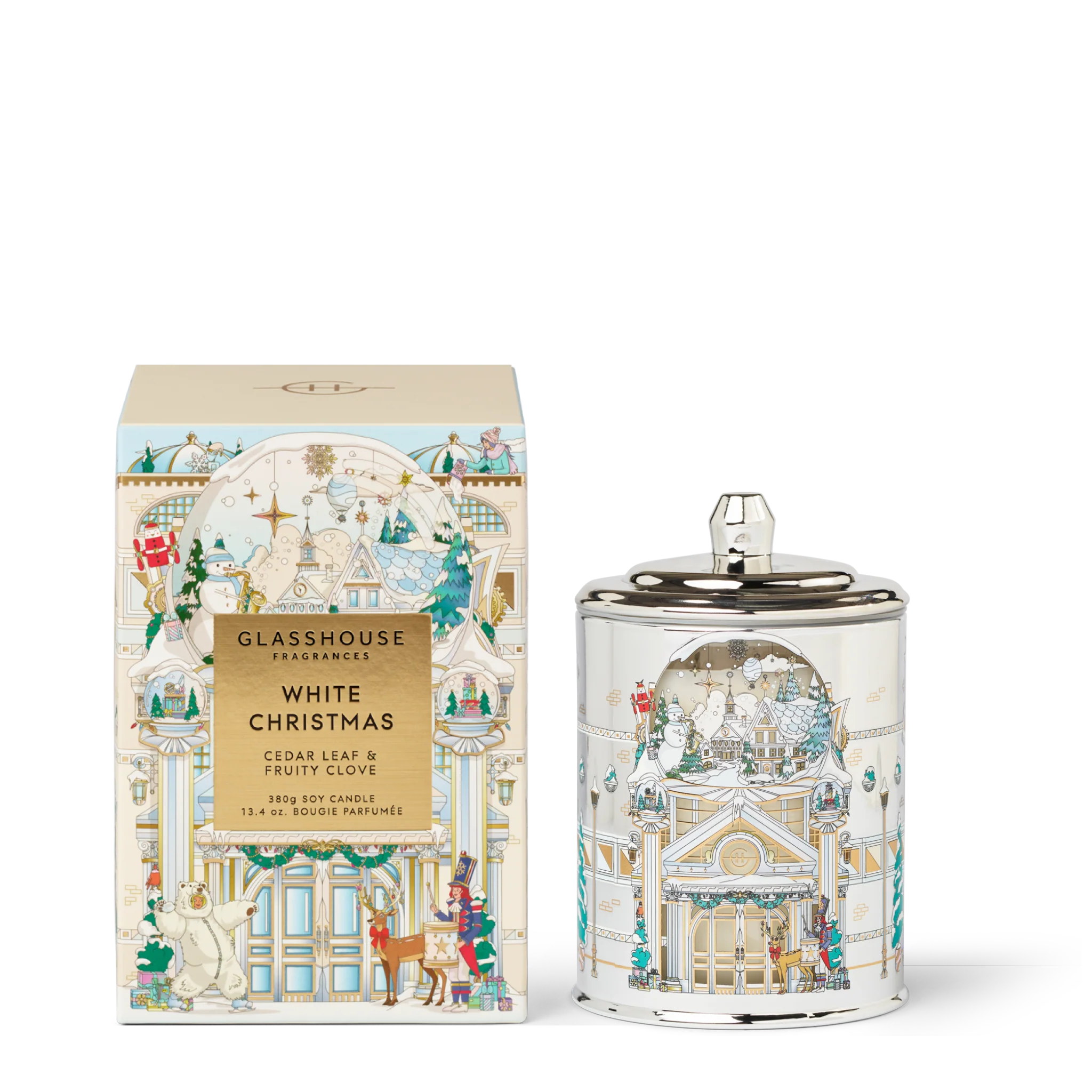 Glasshouse White Christmas Candle - 380g