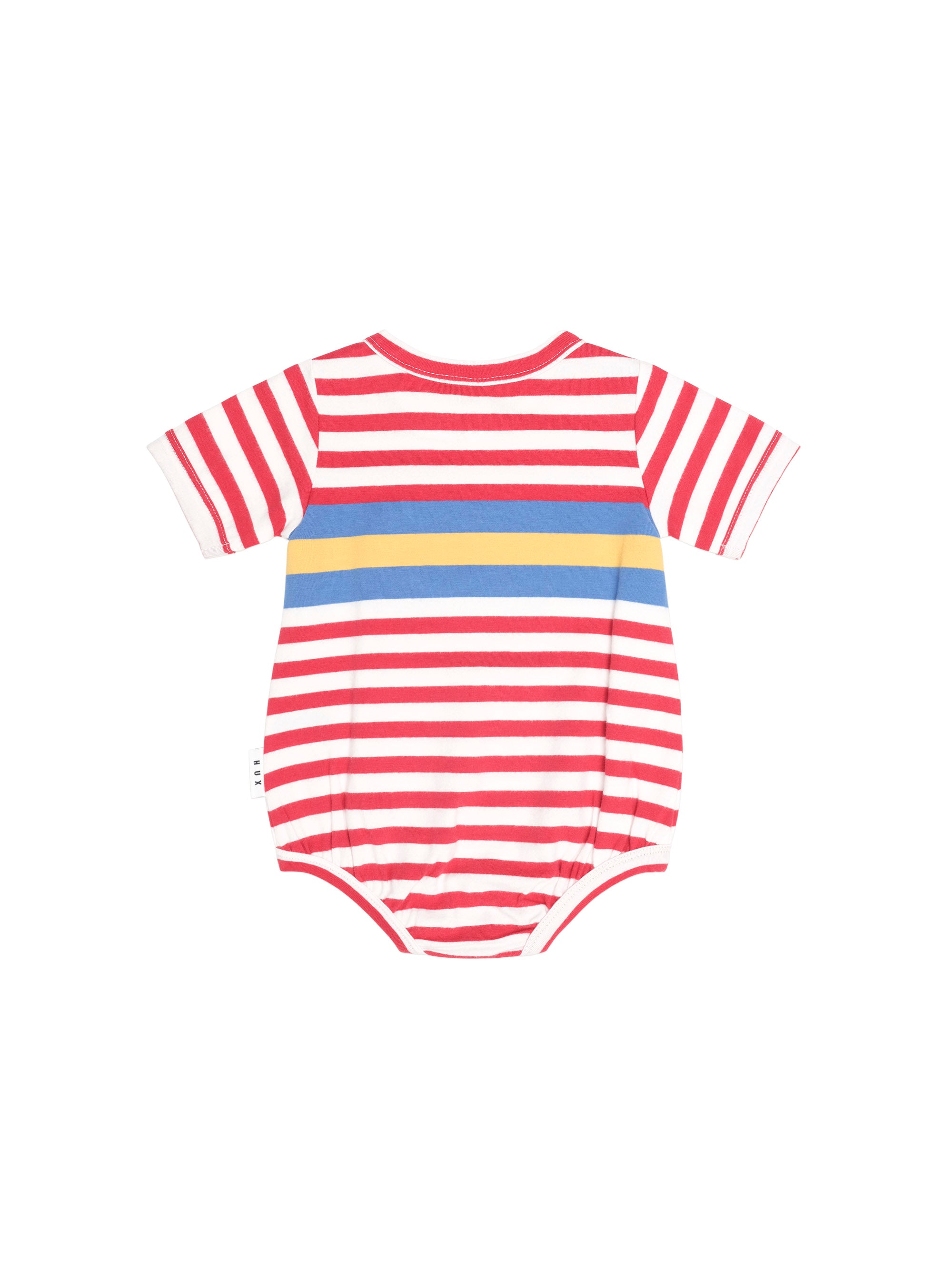 Huxbaby Fireman Hux Stripe Romper
