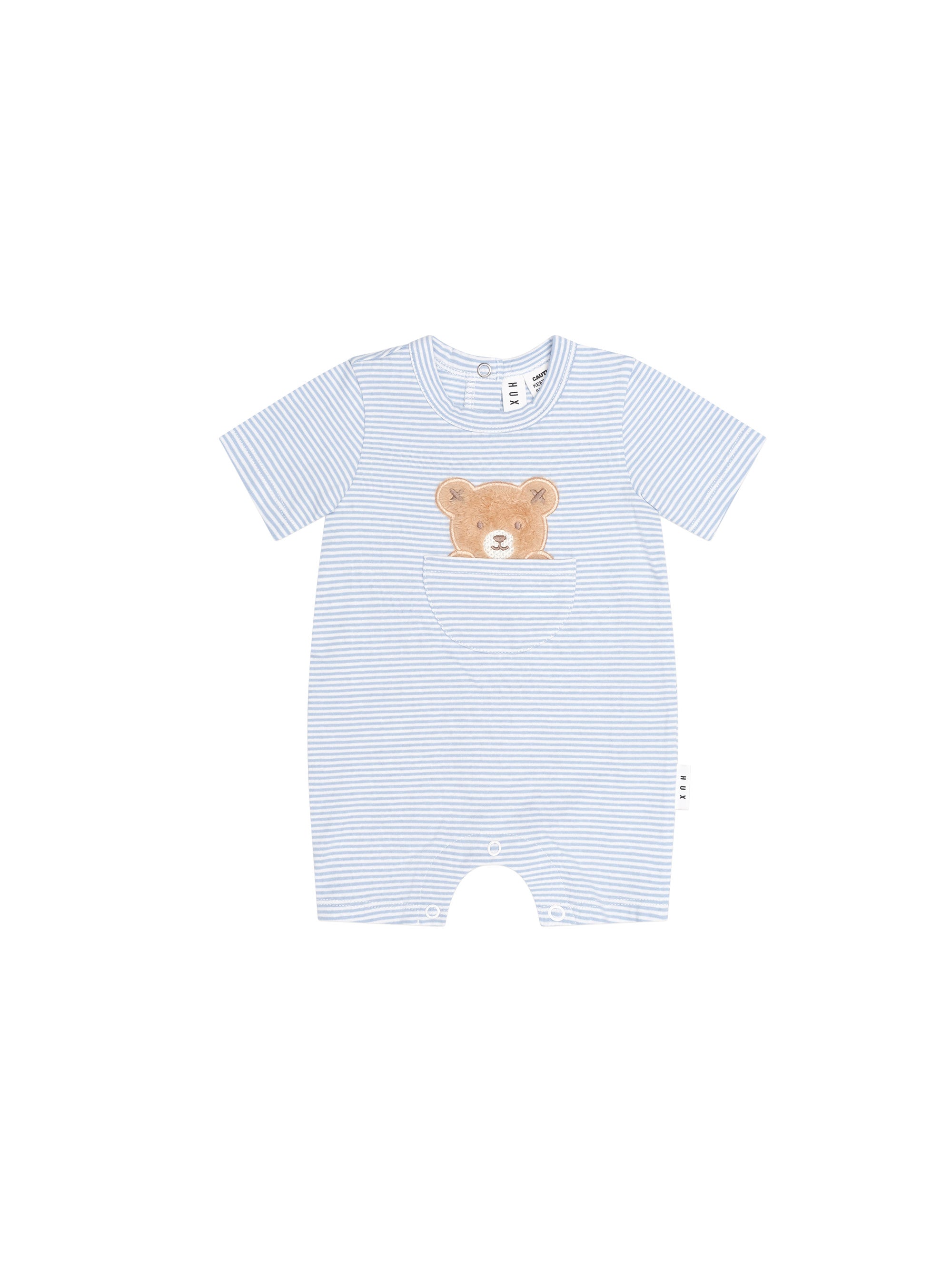 Huxbaby Peekaboo Hux Stripe Bodysuit