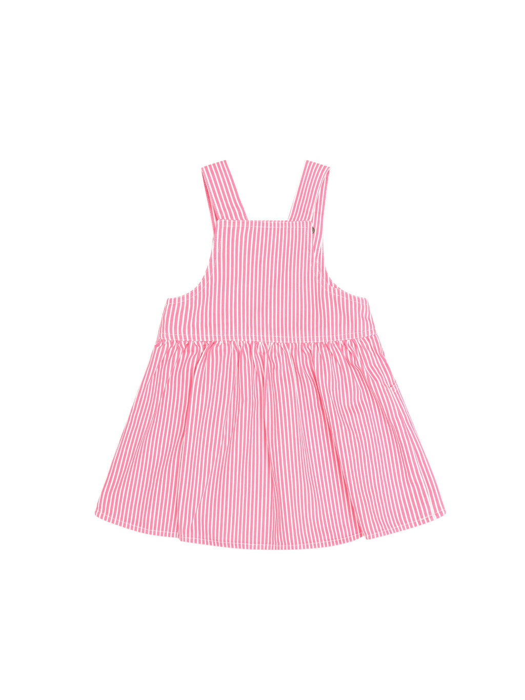 Huxbaby Strawberry Emb Stripe Pinafore