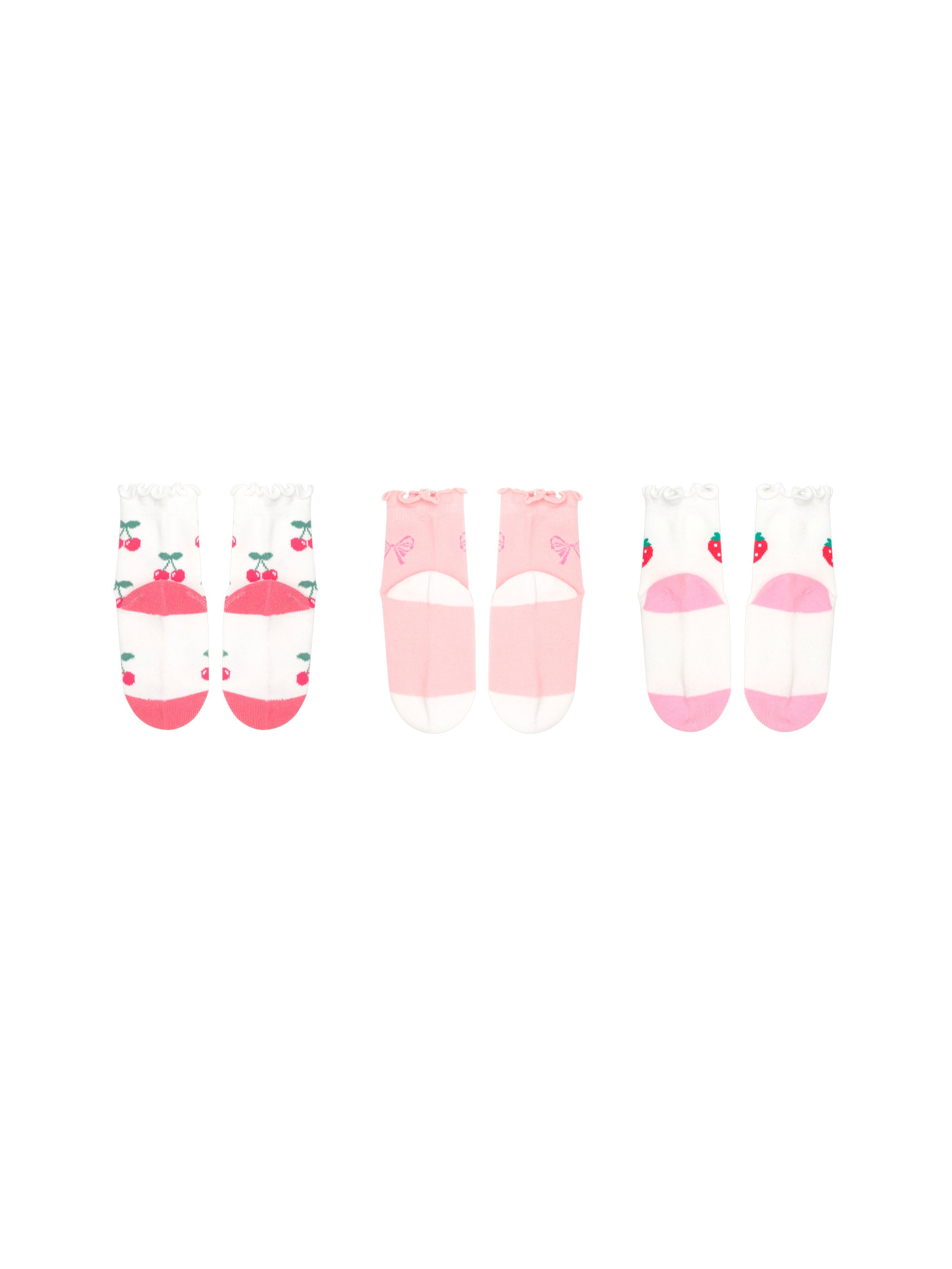 Huxbaby 3Pk Girls Frill Socks