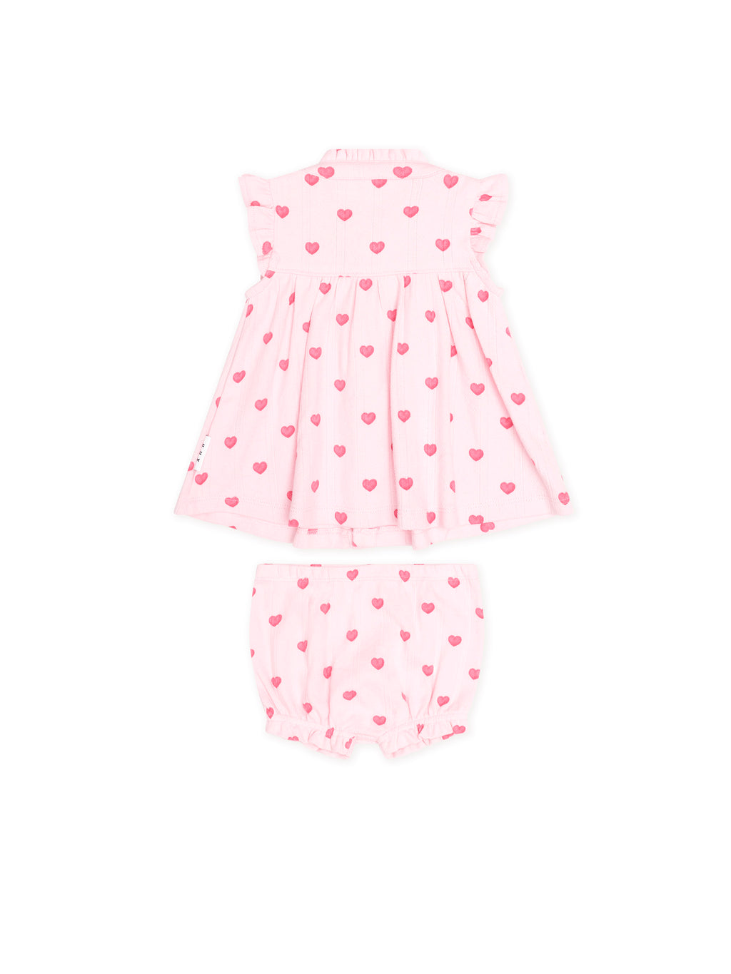 Huxbaby I Heart You Pointelle 2Pc Set