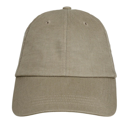 Silk lined Linen Bow Tie Cap - Sage