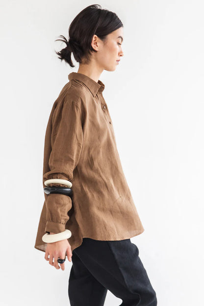 Eva's Sunday Theodora Shirt - Cinnamon