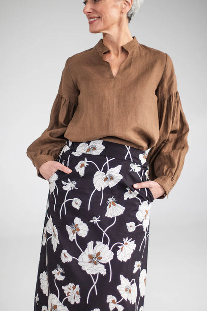 Eva's Sunday Miley Skirt - Fragile Bloom Liberty