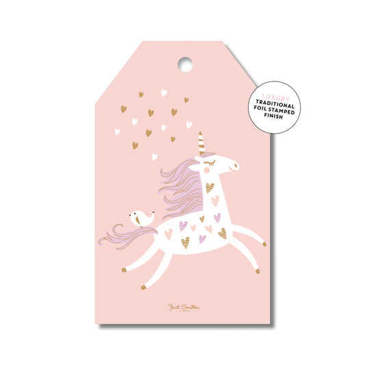 Gift Tag - Pink Unicorn
