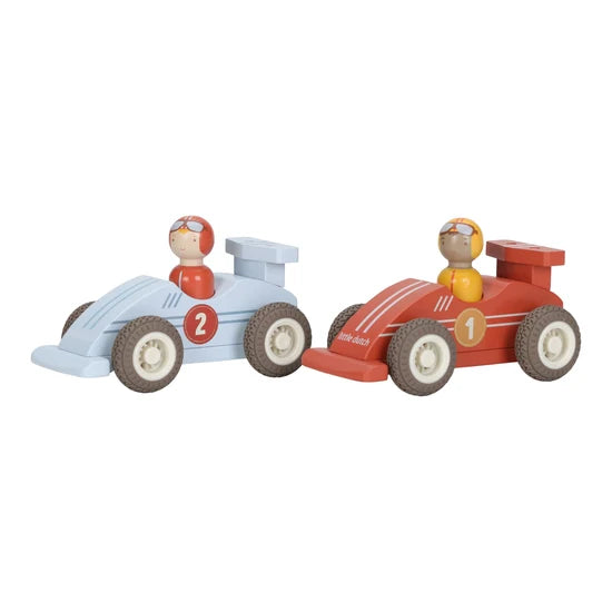 Wooden Pullback Race Cars 2 Pack