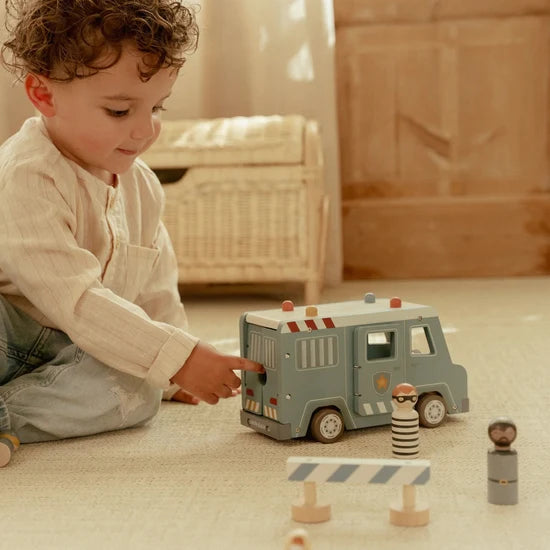 Wooden Police Van