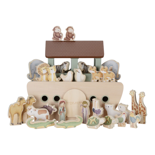 Wooden Noah's Ark Playset