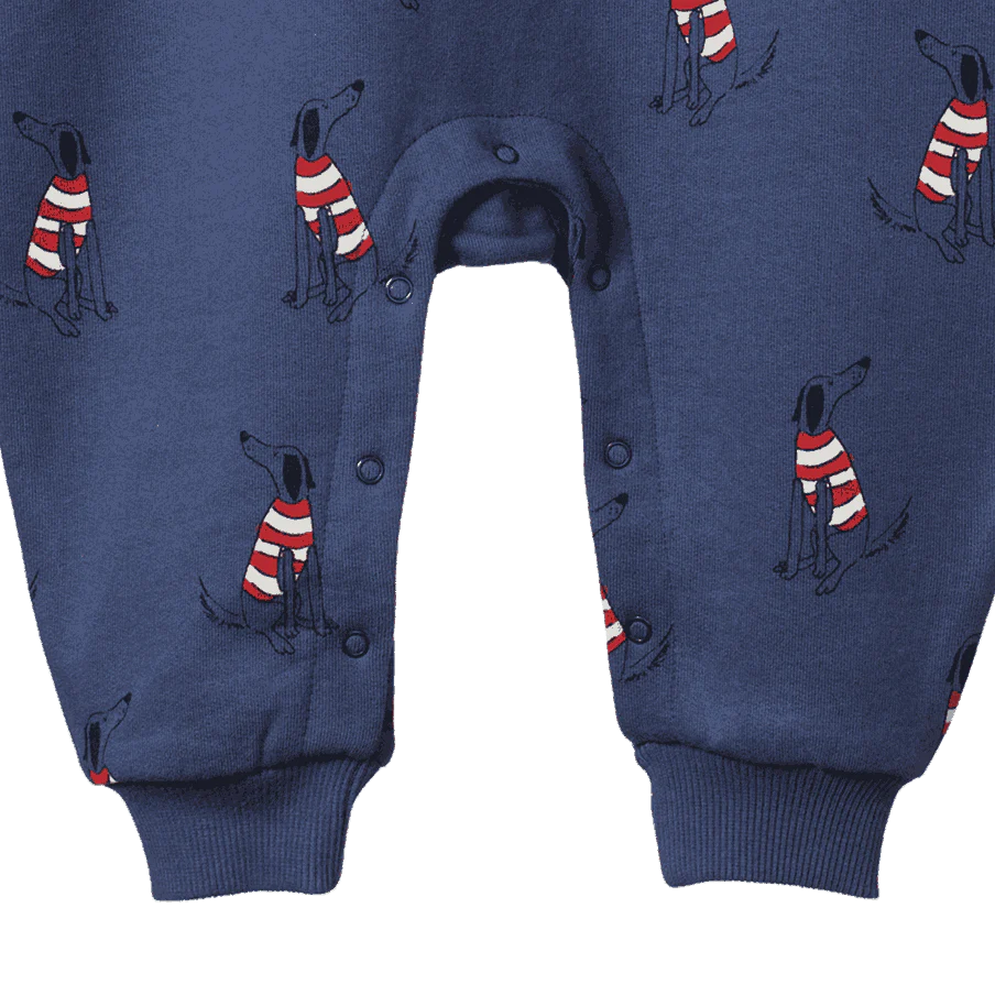 Nature Baby Juno Long Sleeve Romper - Best Friend Print