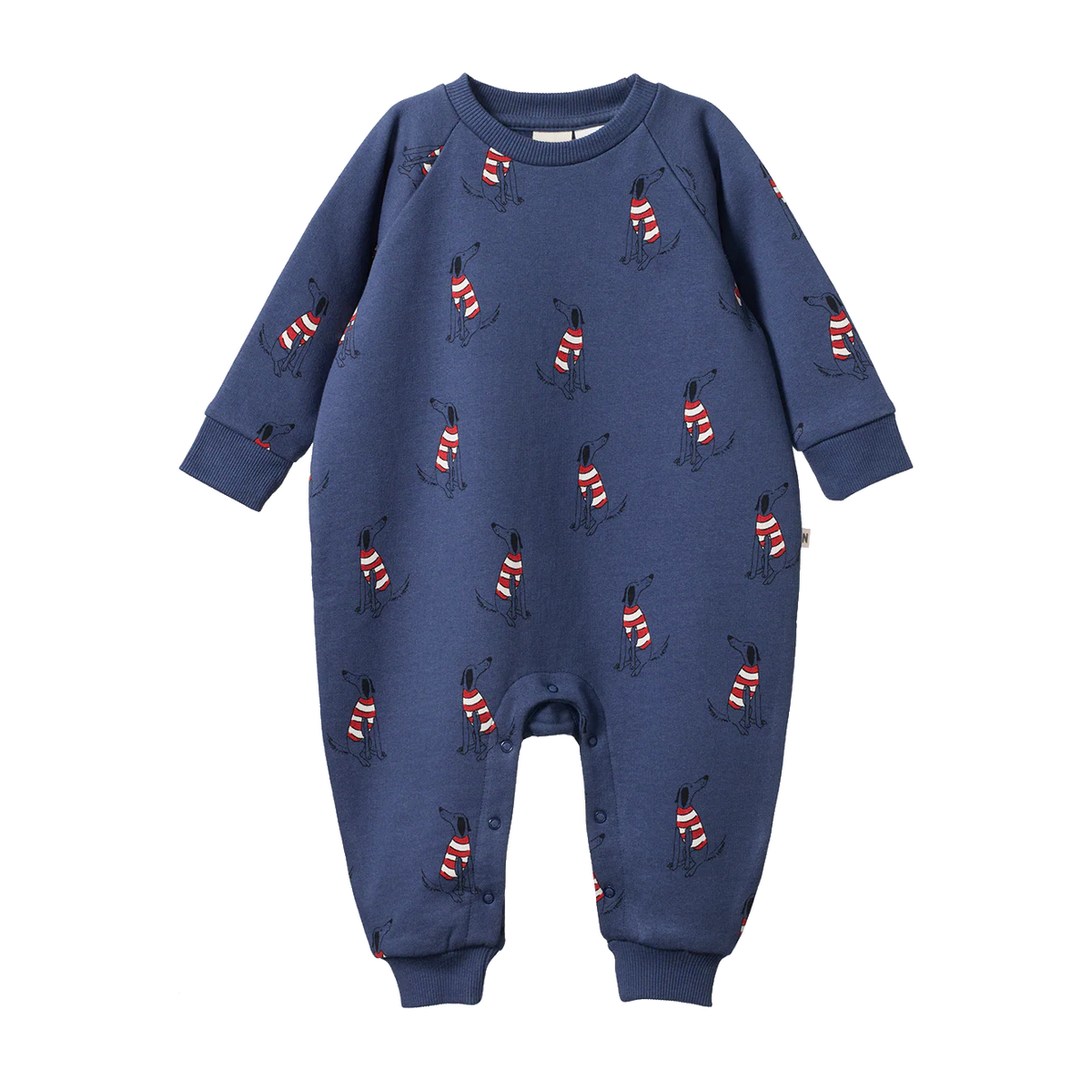 Nature Baby Juno Long Sleeve Romper - Best Friend Print