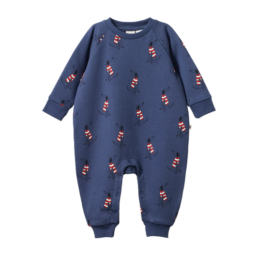 Juno Long Sleeve Romper - Best Friend Print