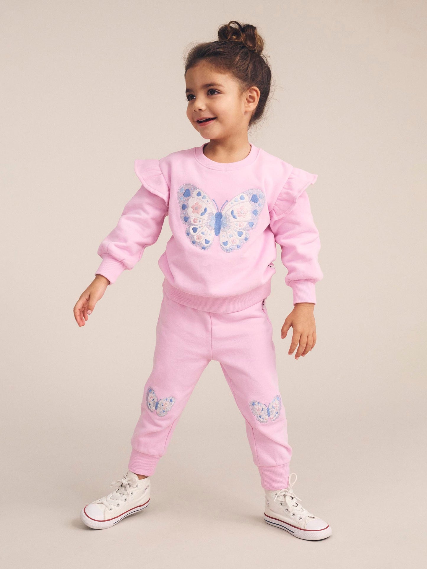 Huxbaby Butterfly Frill Sweatshirt | Bloom