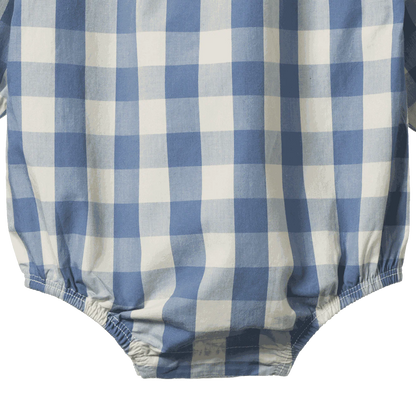 Meadow Bluebell Check Bodysuit