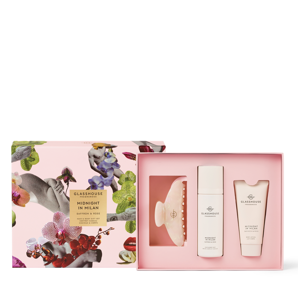 Glasshouse Midnight in Milan Hair & Body Gift Set