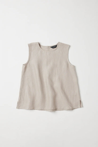 Eva's Sunday Mila Sleeveless Top - Stone