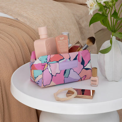 Box Travel Makeup Bag - Willow