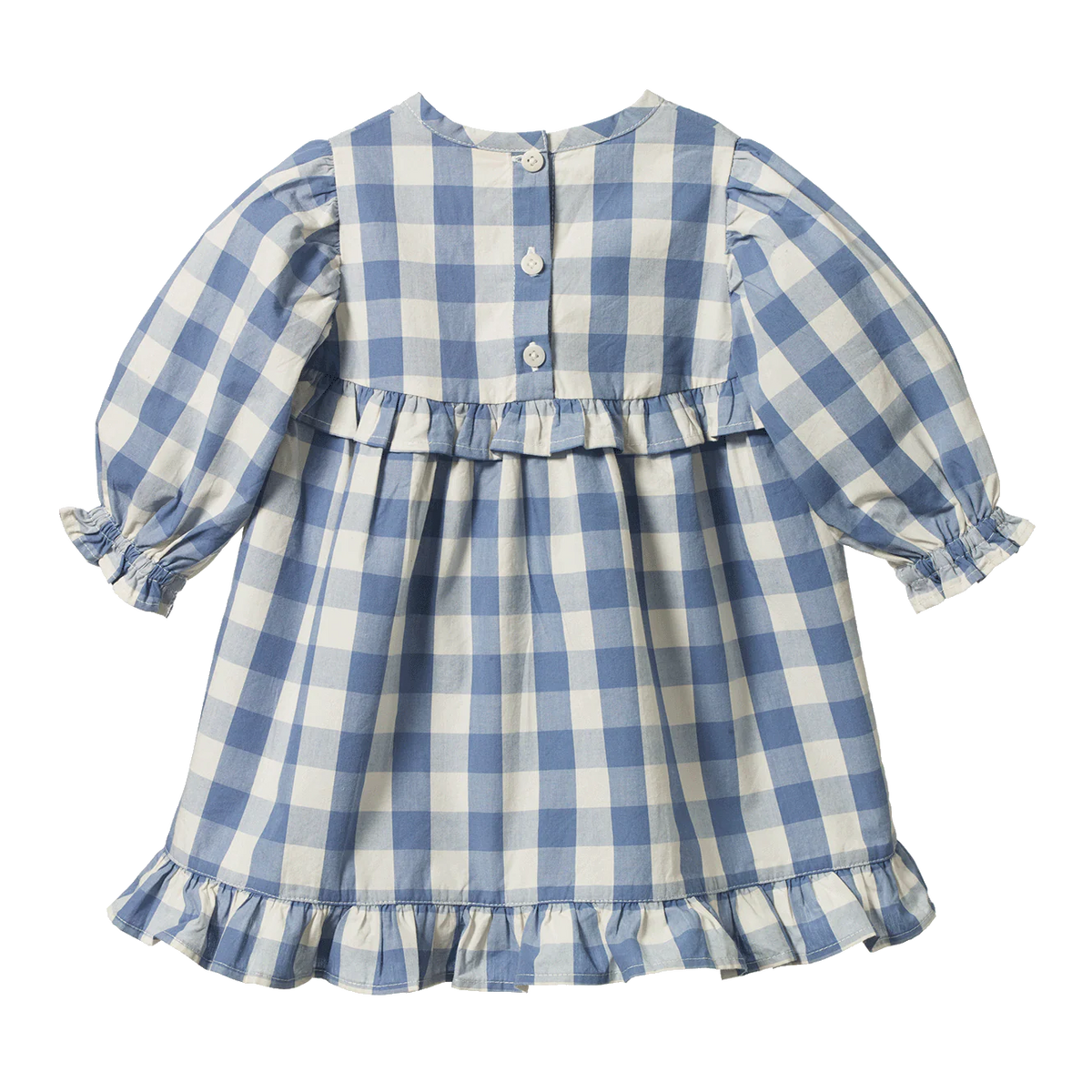 Nature Baby Nora Bluebell Check Dress