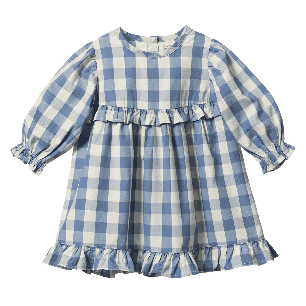 Nature Baby Nora Bluebell Check Dress