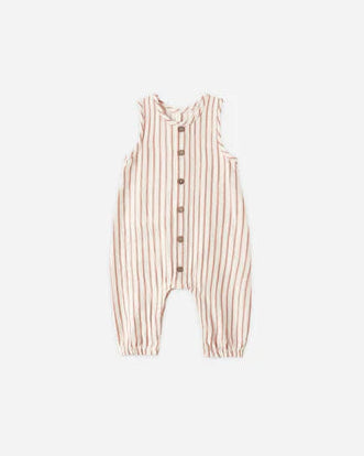 Woven Jumpsuit Vintage Stripe