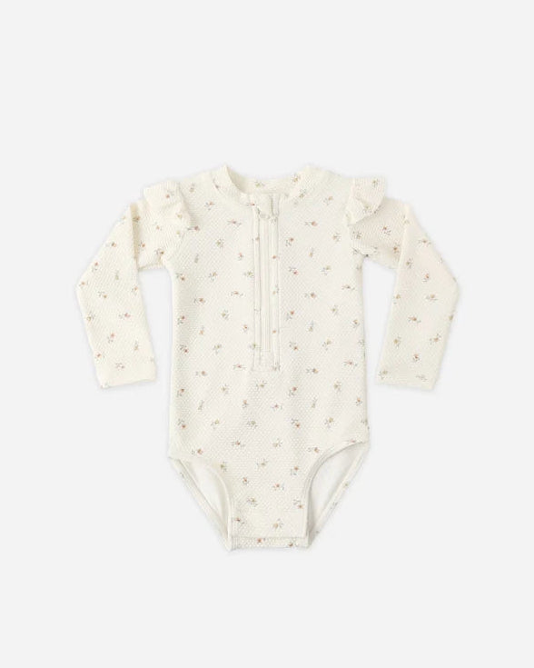 Quincy Mae Byron Rashguard One-Piece UPF50+ - Petite Fleur