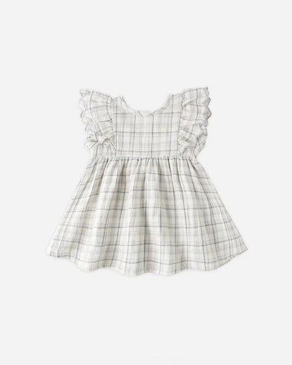 Alina Dress Blue Plaid