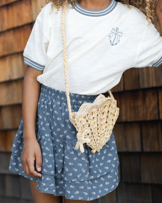 Tiered Mini Skirt - Ditsy