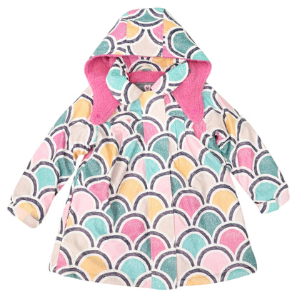 Arch Print Lined Raincoat | Green