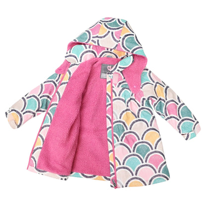 Arch Print Lined Raincoat | Green
