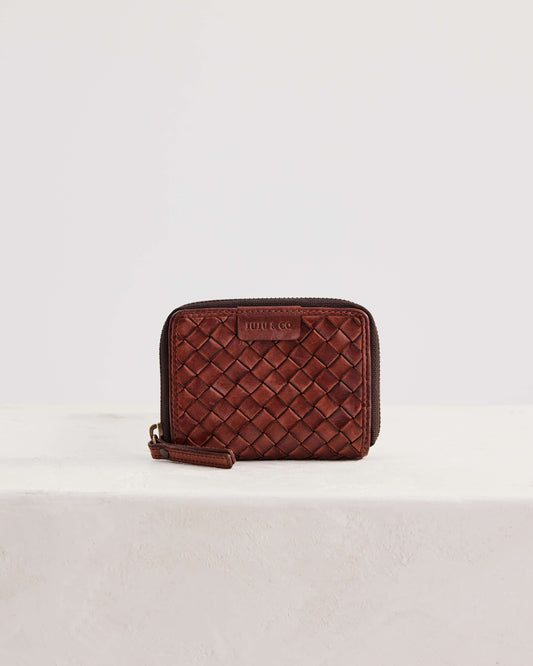 Juju & Co. Small Basque Wallet - Amber