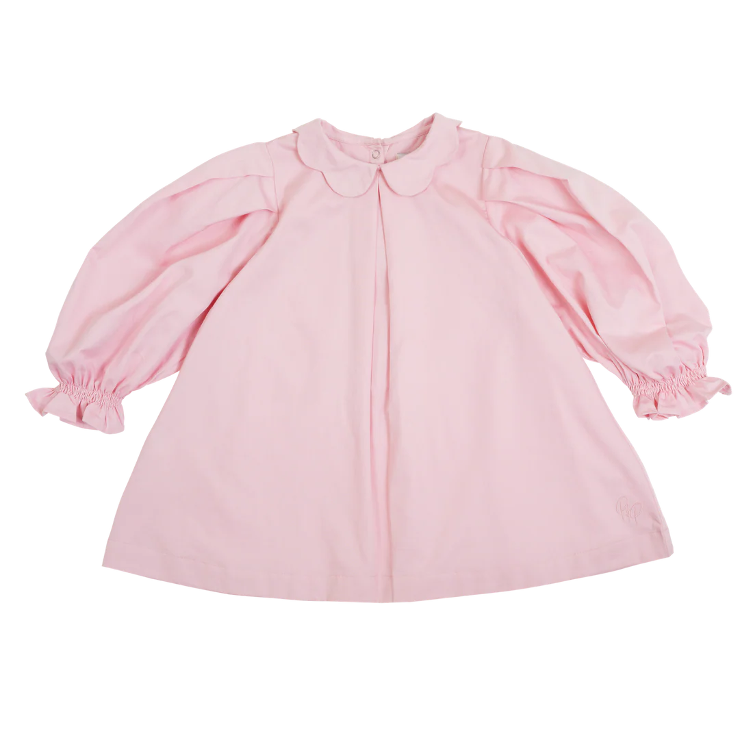 Scallop Collar Smock Dress - Almond Blossom