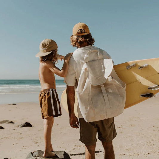 Mesh Beach Hauler Backpack - Sand