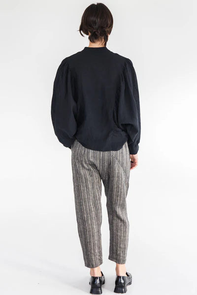 Eva's Sunday Clover Pant - Raven Stripe