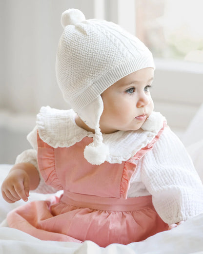 Baby Pinafore Corduroy Quincy Dusty Rose