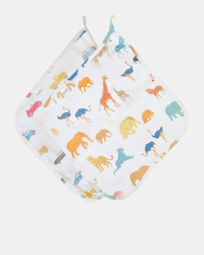 Toshi Baby Washcloth Muslin 2pcs - Congo Dawn