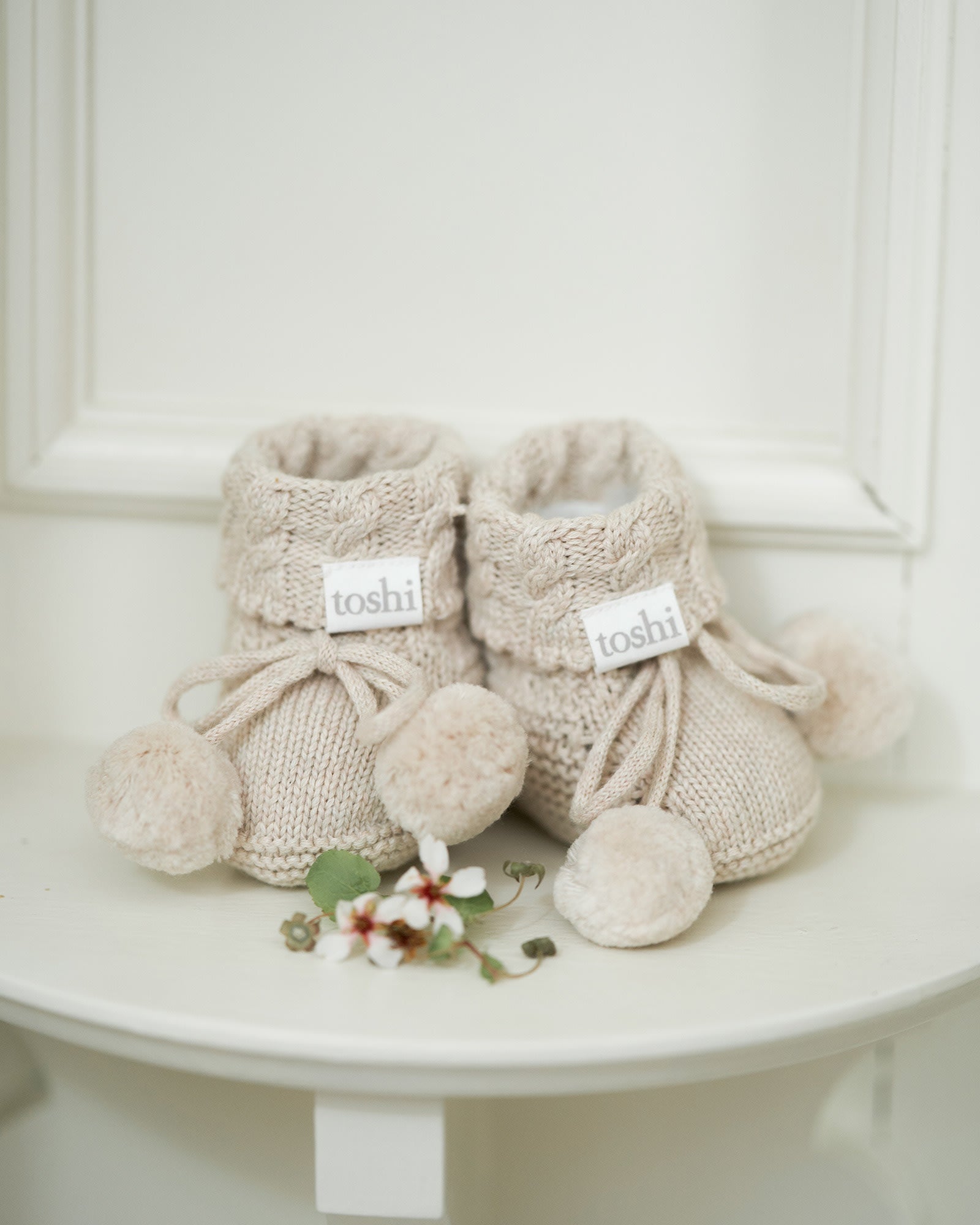 Organic Booties Yummy Oatmeal