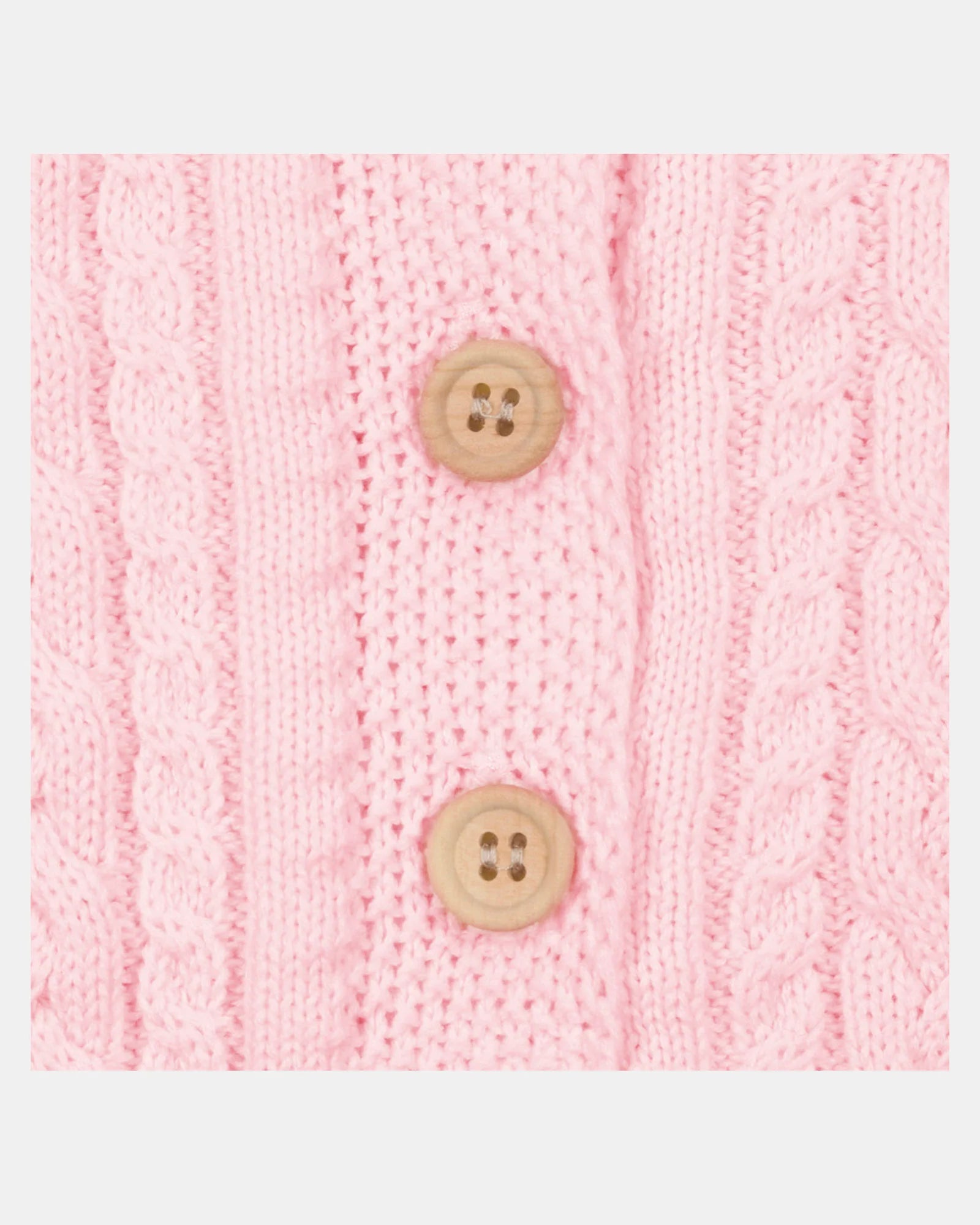 Organic Cardigan Yummy Misty Rose