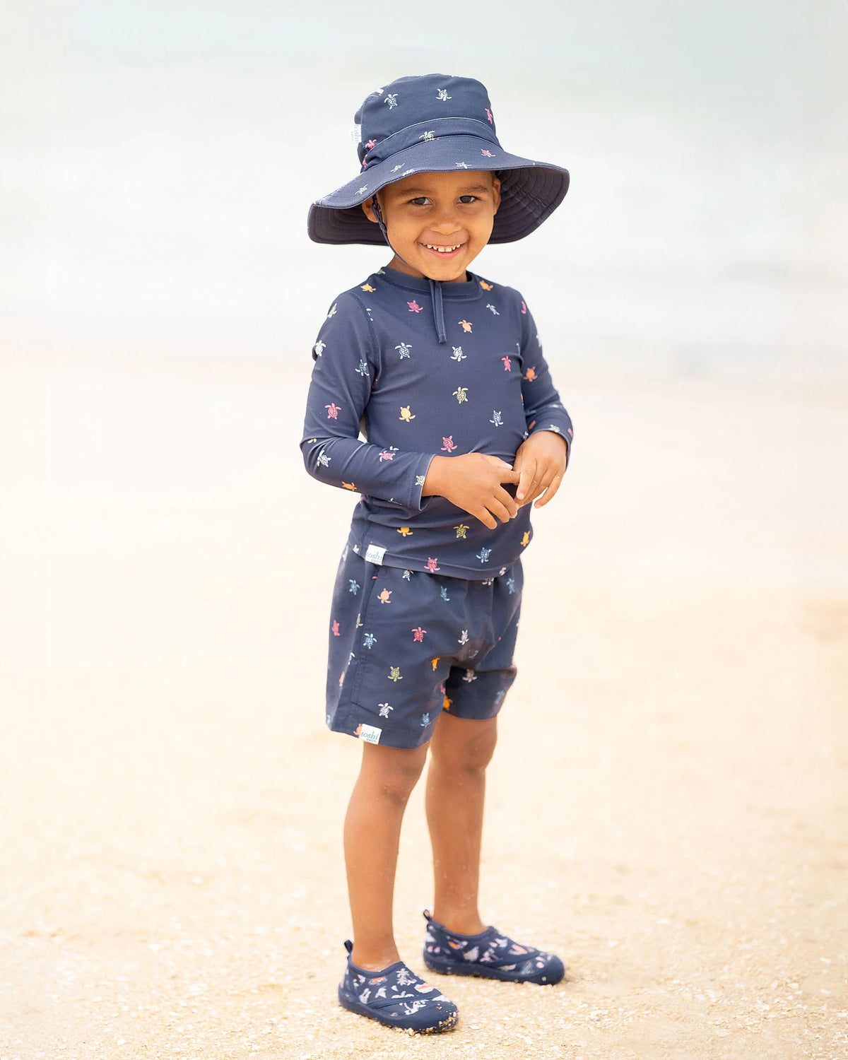 Swim Kids Rashie L/S UPF 50+ - Turtle Island