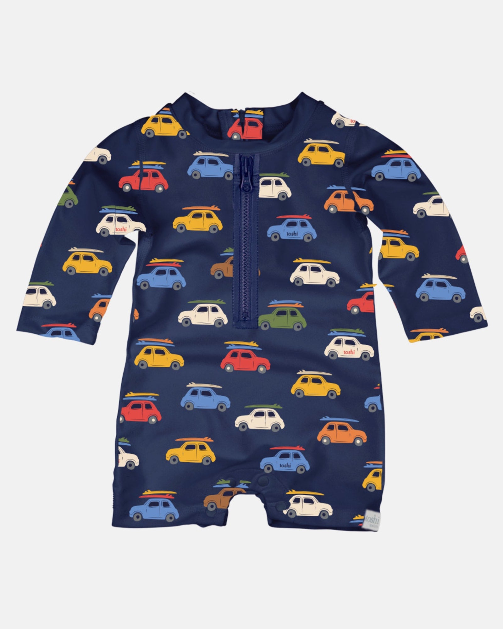 Swim Onesie L/S Pirate Wave Buggies