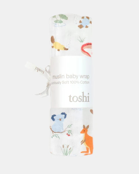 Toshi Down Under Wrap Muslin - Kakadu Dawn