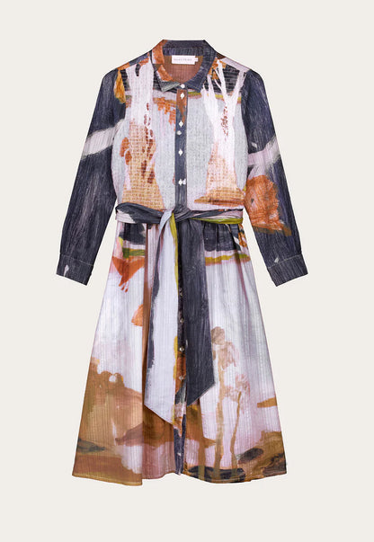 Nancybird Delphi Dress - Night Herons