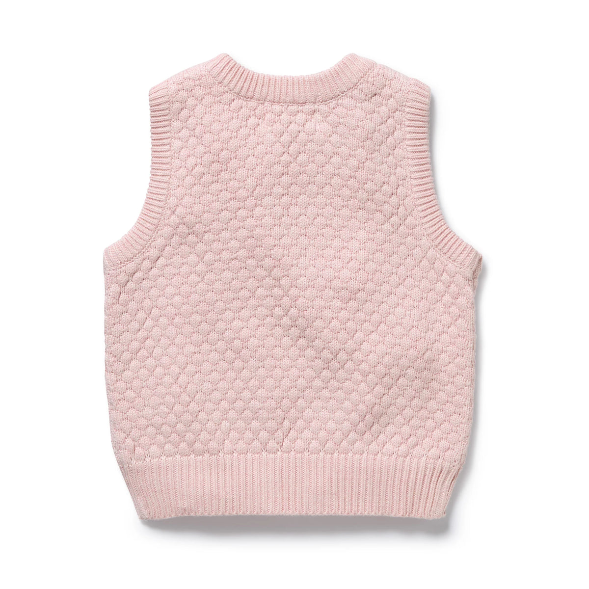 Marshmellow Organic Knitted Bubble Vest