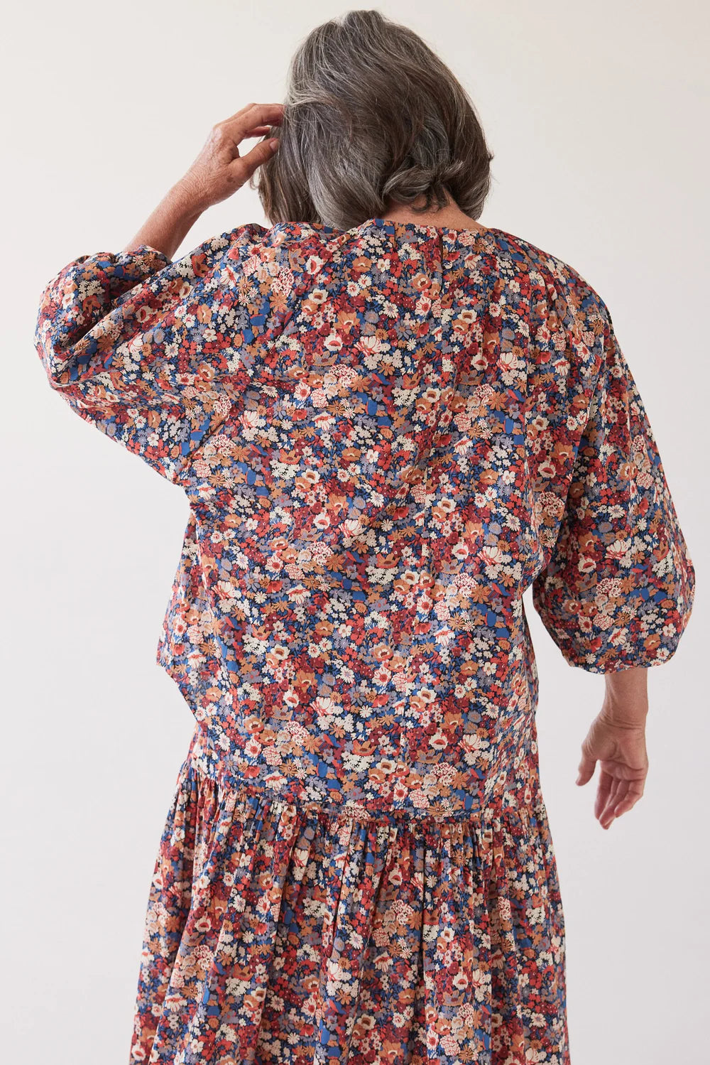 Eva's Sunday Antonette Puff Sleeve Top - Thorpe Liberty