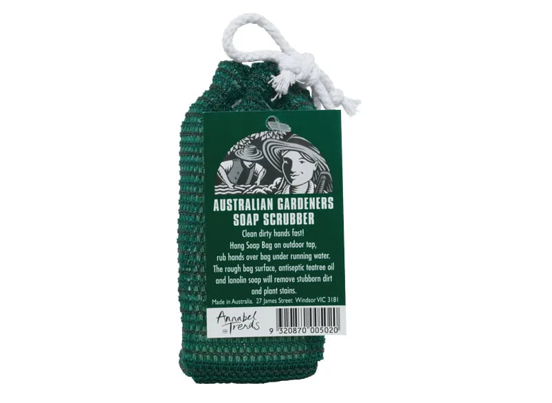 Australian Gardeners Soap in Scrubber