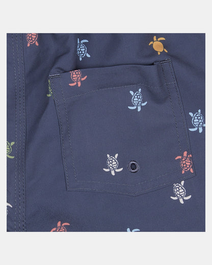 Toshi Swim Kids Board Shorts Classic- Turtle Island