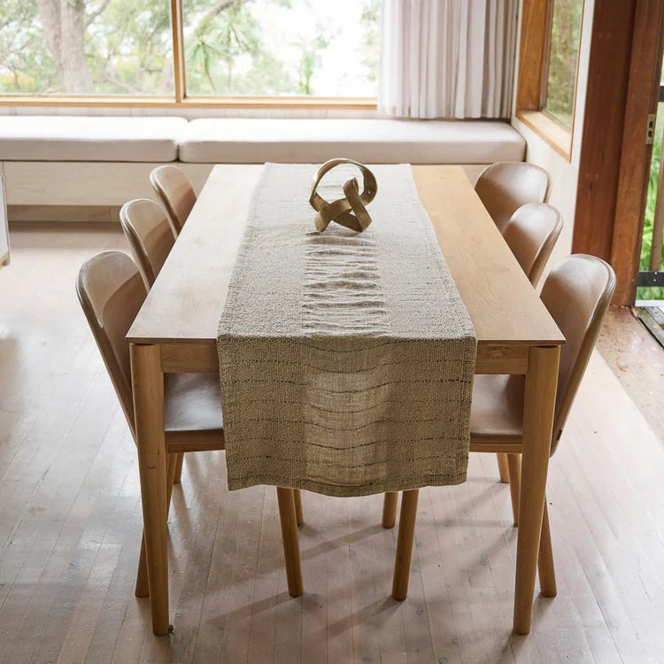 Mayla Linen Runner - Natural