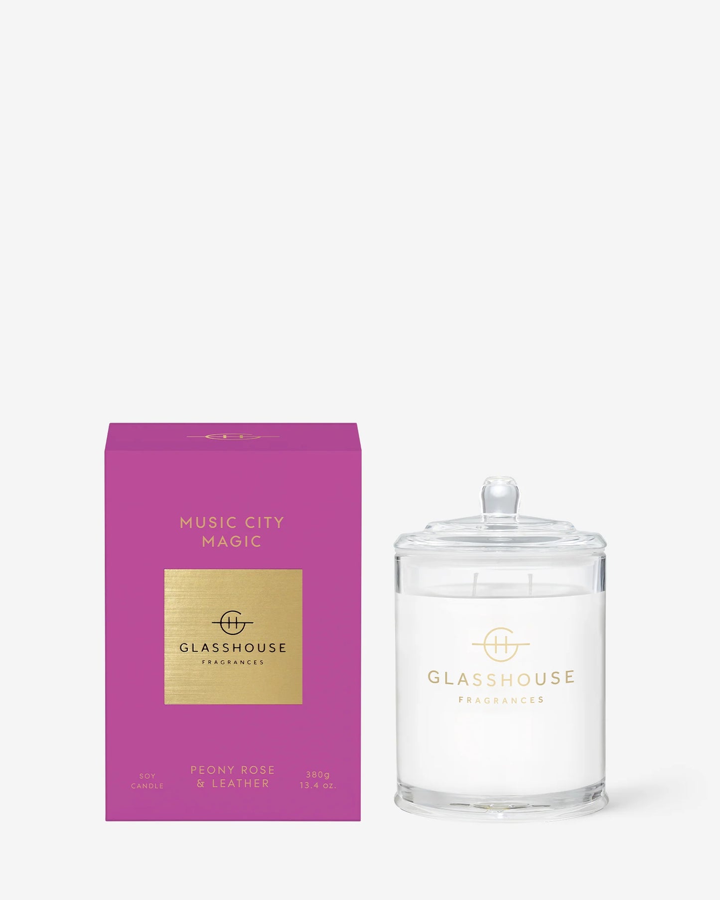 Glasshouse Music City Magic - 380g Candle