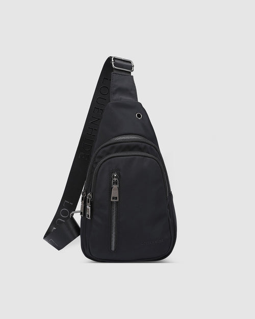 Louenhide Boyd Nylon Sling Bag - Black