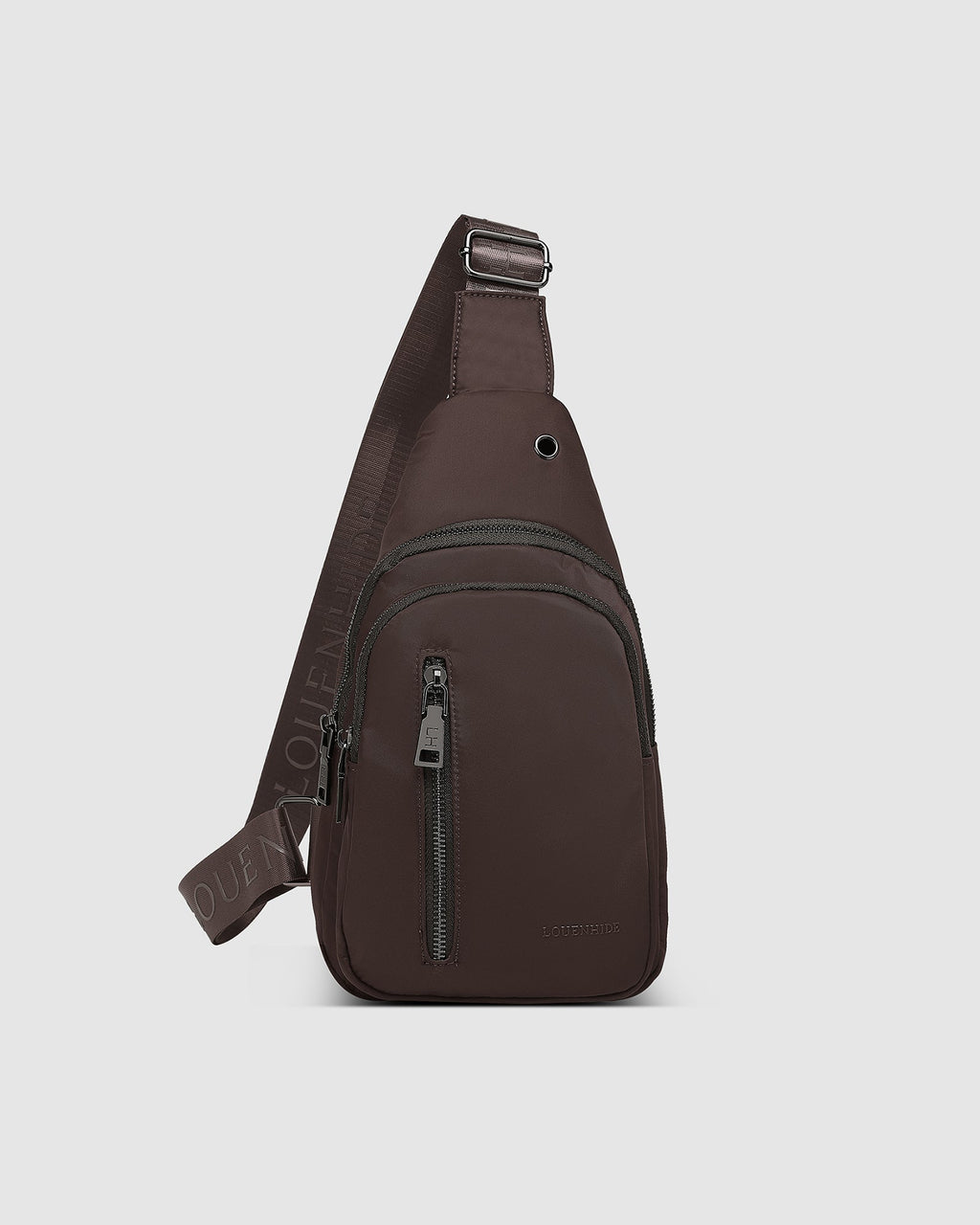 Louenhide Boyd Nylon Sling Bag - Chocolate